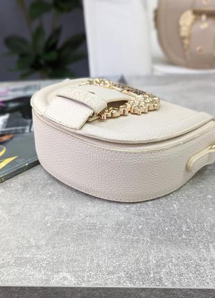 Женская сумка versace jeans couture клатч версаче молочный3 фото