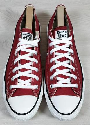 Червоні / бордові чоловічі кеди converse all star оригінал, розмір 462 фото