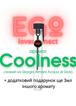 3мл пробник женского парфюма с феромонами ego loveconnect сoolness.1 фото