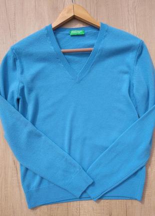 Вовняний светр united colours of benetton джемпер пуловер 100% вовна5 фото