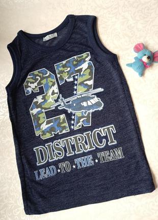 Майка спортивна для хлопчика  5 років watch me. майка для хлопчика 4067