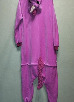Рожеве кігурумі єдиноріг піжами єдинорога3 фото