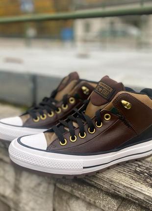 Converse chuck taylor all star boot pc dark chocolate. кеды мужские. оригинал. новые9 фото