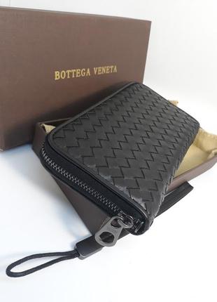 Чоловічий шкіряний гаманець клатч барсетка портмоне чорний9 фото