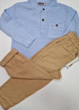 Костюм для мальчика из муслина