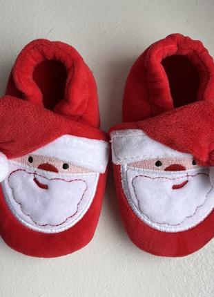 Обувь новогодние тапочки