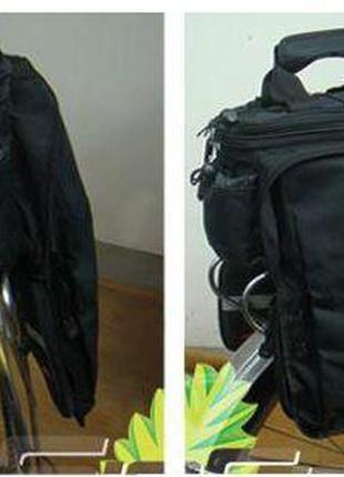 Вело сумка на багажник штани велобаул/велосумка трансформер баул4 фото