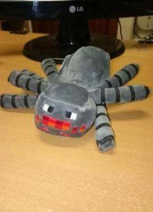 Плюшева іграшка павук baby spider minecraft 17 або 32 см майнк...3 фото