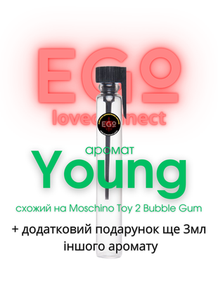 3мл пробник жіночого парфуму з феромонами ego loveconnect young.