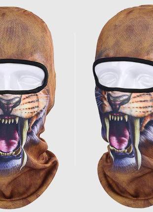Балаклава 3d маска +3д малюнок зверомаска лижна підшоломник кі...5 фото