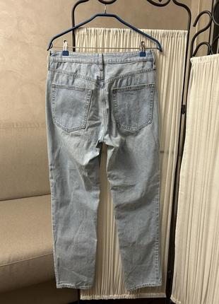 H@m винтажные прямые высокие джинсы4 фото