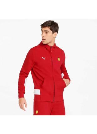 Кофта puma ferrari race hooded sweat jacket оригінал толстовка