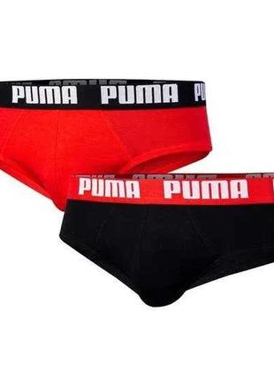 Труси puma basic brief 2p оригінал трусы