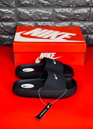 Nike черные сланцы женские/ подростковые размеры 36-418 фото
