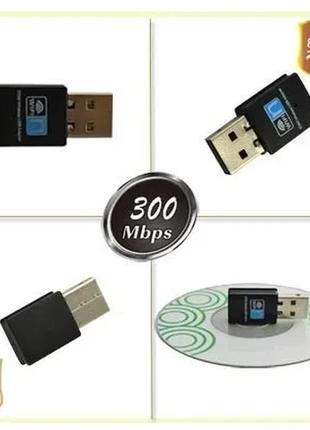 Usb 2.0 wi-fi адаптер rtl8192eu 300 мбіт/с 2.4 ghz бездротова ...