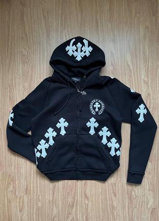 Соуп худи roberto geissini chrome hearts y2k avantgarde авангард кофта2 фото