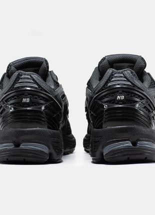 Чоловічі кросівки new balance 1906r black grey нью беланс чорного з сірим кольорів7 фото