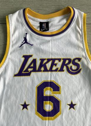 Баскетбольна форма los angeles lakers lebron james nike jordan basketball nba4 фото