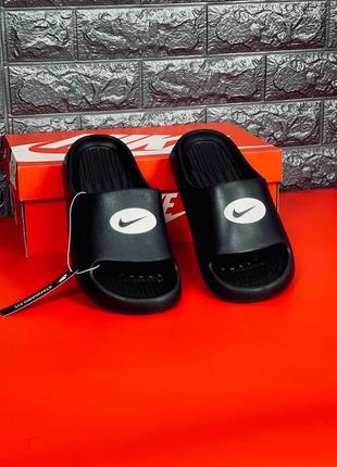 Nike fit сланцы женские/ подростковые черные размеры 36-412 фото