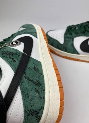 Nike dunk low green snake5 фото