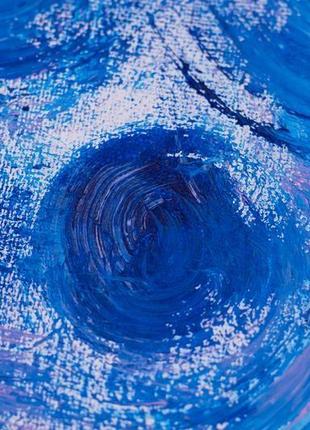 Інтер'єрна абстрактна картина "кола на воді" 40х404 фото