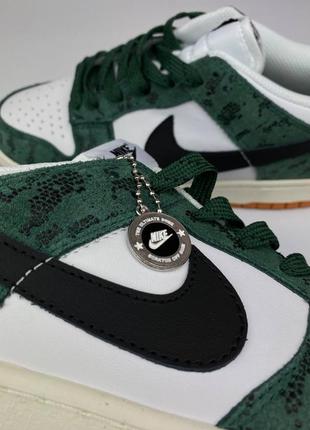 Nike dunk low green snake4 фото