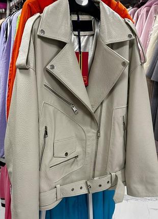 Шкіряна куртка косуха акція