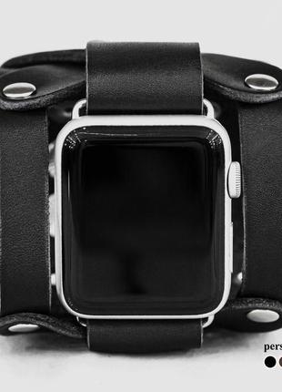 Кожаный ремешок для apple watch, 3 4 5 6 7 8 9 se ultra ultra 2, 38 40 41 42 44 45 49 мм, код 10851 фото