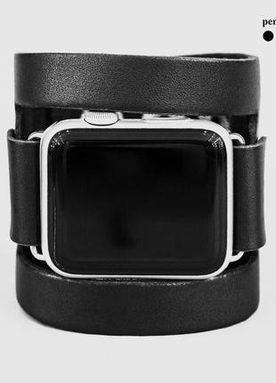 Шкіряний ремінець для apple watch, 3 4 5 6 7 8 9 se ultra ultra 2, 38 40 41 42 44 45 49 мм,  16201 фото