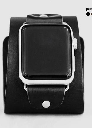 Кожаный ремешок для apple watch, 3 4 5 6 7 8 9 se ultra ultra 2, 38 40 41 42 44 45 49 мм, код 11051 фото