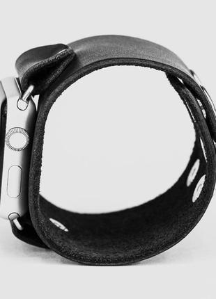 Кожаный ремешок для apple watch, 3 4 5 6 7 8 9 se ultra ultra 2, 38 40 41 42 44 45 49 мм, код 11053 фото