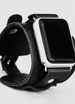 Кожаный ремешок для apple watch, 3 4 5 6 7 8 9 se ultra ultra 2, 38 40 41 42 44 45 49 мм, код 1330ст5 фото