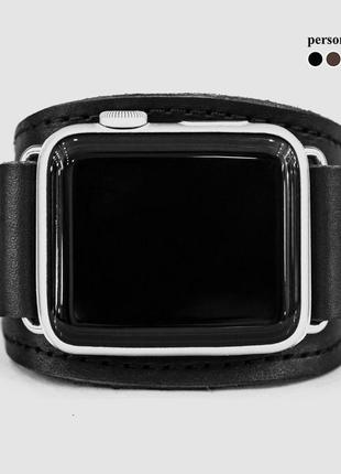 Кожаный ремешок для apple watch, 3 4 5 6 7 8 9 se ultra ultra 2, 38 40 41 42 44 45 49 мм, код 1357ст5 фото