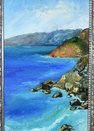 Морський пейзаж, оргаліт, 20х30см