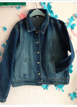 Джинсовая куртка  s размер германия 164 рост