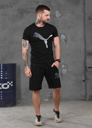 Літній комплект puma logo black