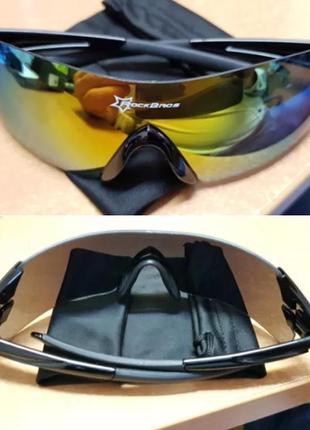 Premium окуляри rockbros sp 25/sp35 поляризовані uv400 вело спорт5 фото
