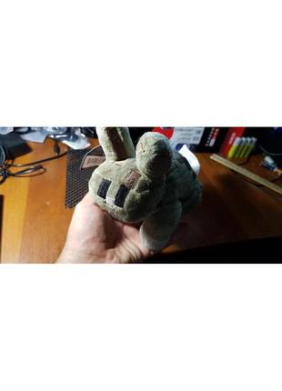 Іграшка minecraft кролик сірий 17 див. майнкрафт плюшевий заєц...8 фото