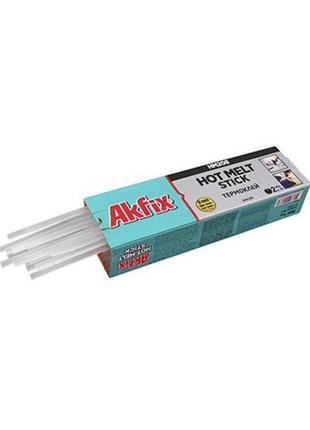 Клей стрижневий прозорий 8 мм hm208 1 кг akfix ga120