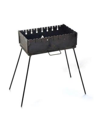 Мангал розкладний (кейс) товщина 3 мм дворівневий на 8 шампурі...