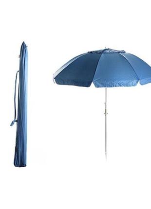 Парасолька пляжна з нахилом 2,2 м і клапаном посилена з гвинто...