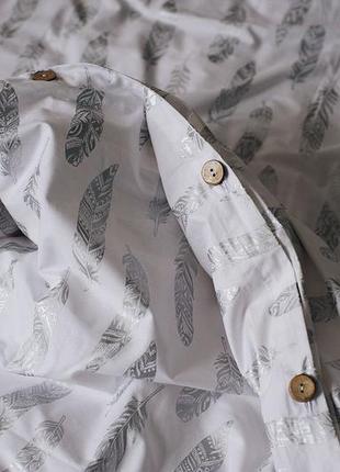 Комплект постельного белья двуспальный silver swan с натурального хлопка ранфорс 180х210 см3 фото
