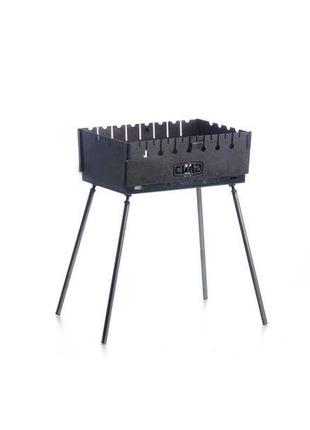 Мангал розкладний (кейс) товщина 2 мм на 8 шампурів, сила 960105