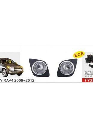Фари дод.модель toyota rav-4 2009-12/ty-397w/h11-55w/ел. дріт ...