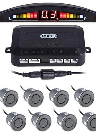 Парктронік pulso lp-10180/led/8 датчиків d=22 mm/конектор/grey...