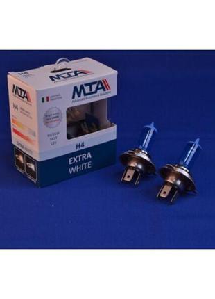 Лампа автомобільна h4 12 v 60/55 w p43t extra white (2 шт.) (б...