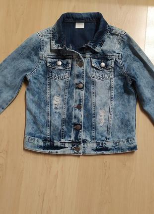 Куртка детская  джинсовая  на 10-12 лет, f&f