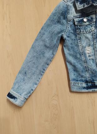 Куртка детская  джинсовая  на 10-12 лет, f&f8 фото