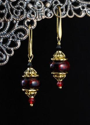Серьги "восточные пряности"