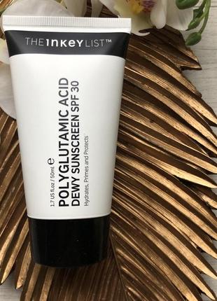 Солнцезащитный крем для лица с spf 30 the inkey list polyglutamic acid sunscreen